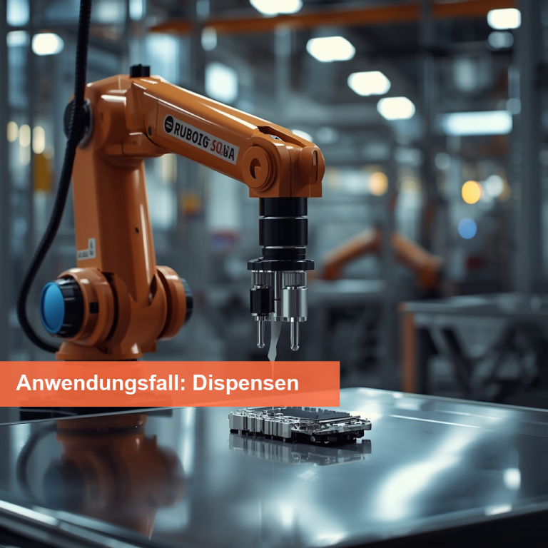 Anwendungsfall Dispensen: kollaborativer Roboter im industriellen Einsatz